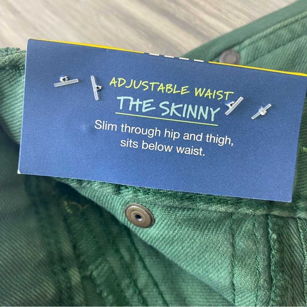 NWT Genuine Kids From OshKosh Jeans Adjustable Waist “The Skinny” Size 12 Months - Picture 9 of 10